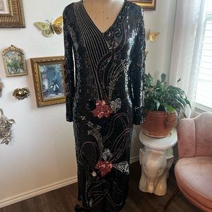 Beautiful sequined vintage dress